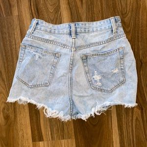 High Waisted Jean Shorts